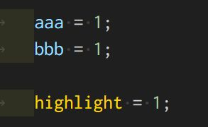 clang extern variable highlight